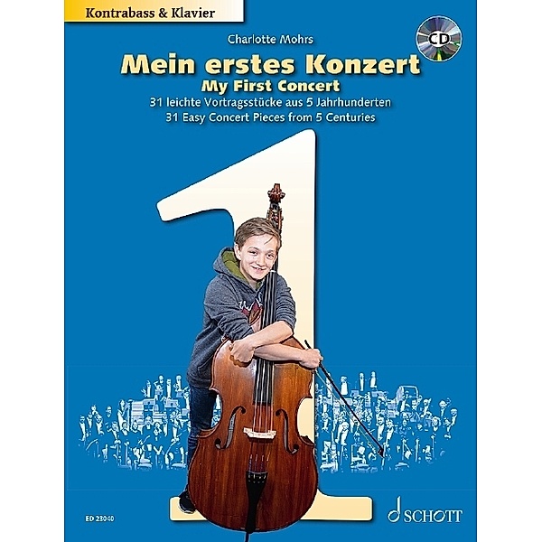 Mein erstes Konzert, Kontrabass und Klavier, m. Audio-CD