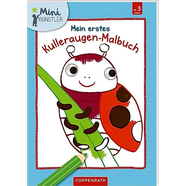 Mein erstes Kulleraugen-Malbuch (Motiv Marienkäfer)