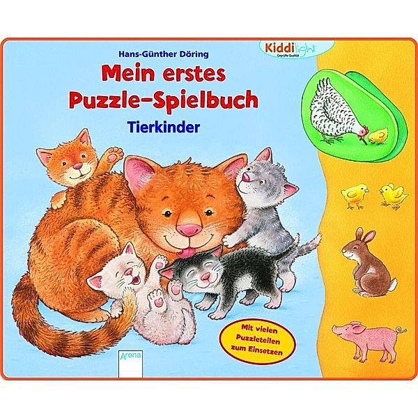 Mein erstes Puzzle-Spielbuch, Tierkinder, Hans-Günther Döring