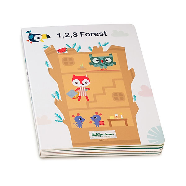 Lilliputiens Mein erstes Puzzlebuch 1,2,3 Wald