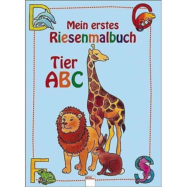 Mein erstes Riesenmalbuch, Tier-ABC, Brigitta Nicolas