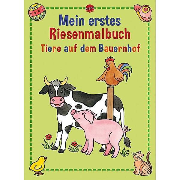 Mein erstes Riesenmalbuch, Tiere auf dem Bauernhof, Birgitta Nicolas
