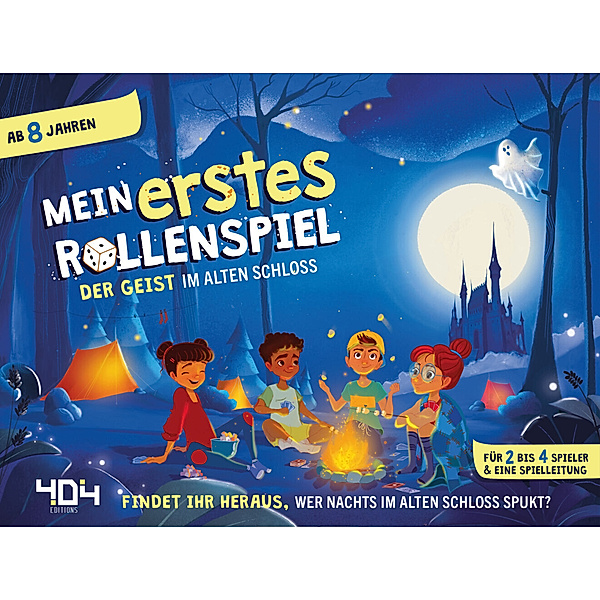 Asmodee, 404 Editions Mein erstes Rollenspiel - Der Geist im alten Schloss (Spiel), Francois Lévin
