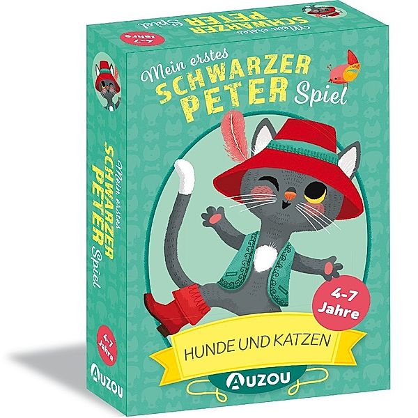 Huch, Auzou Mein erstes Schwarzer Peter Spiel - Hunde und Katzen (Spiel)