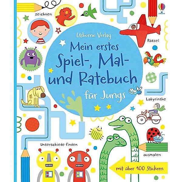 Mein erstes Spiel-, Mal- und Ratebuch für Jungs, Lucy Bowman, James Maclaine