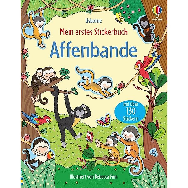 Mein erstes Stickerbuch: Affenbande, Jessica Greenwell