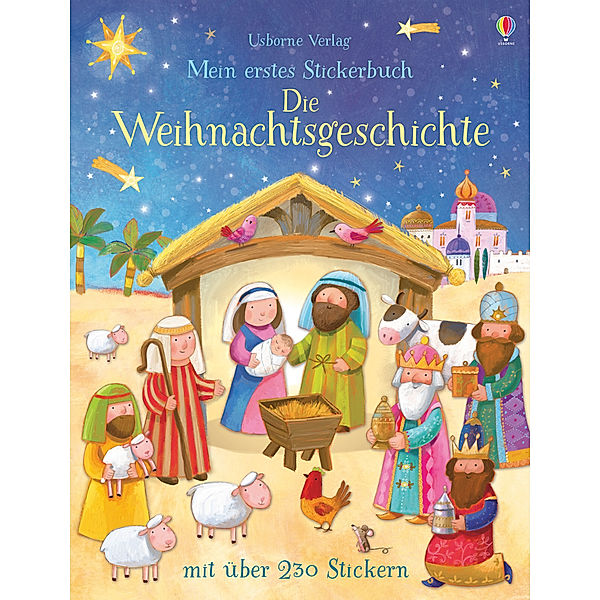 Mein erstes Stickerbuch: Die Weihnachtsgeschichte, Felicity Brooks