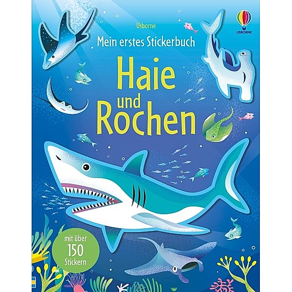 Mein erstes Stickerbuch: Haie und Rochen