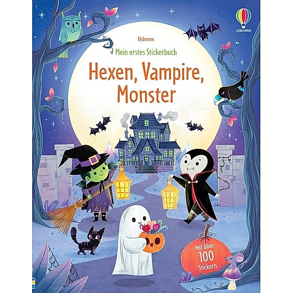 Mein erstes Stickerbuch: Hexen, Vampire, Monster