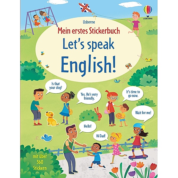 Mein erstes Stickerbuch: Let's speak English!, Mairi Mackinnon