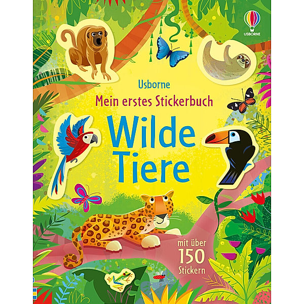 Mein erstes Stickerbuch: Wilde Tiere, Holly Bathie