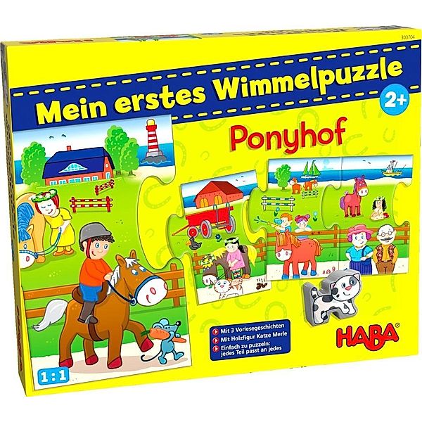 Mein erstes Wimmelpuzzle - Ponyhof (Kinderpuzzle)