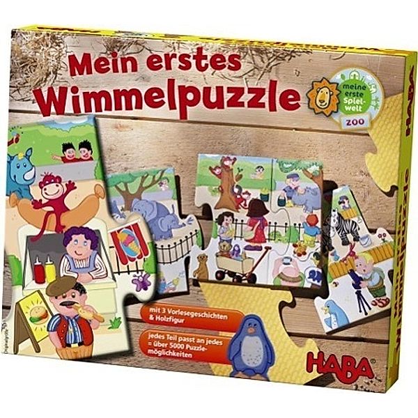Mein erstes Wimmelpuzzle, Zoo (Kinderpuzzle)