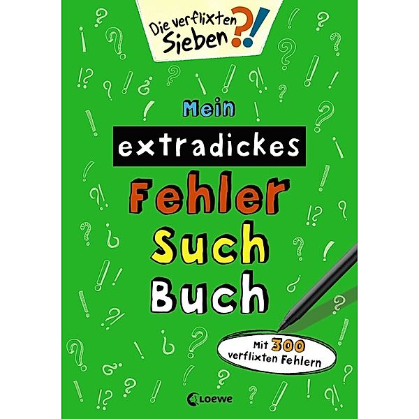 Mein extradickes Fehler-Such-Buch (grün)