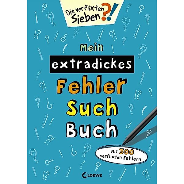 Mein extradickes Fehler-Such-Buch (petrol)