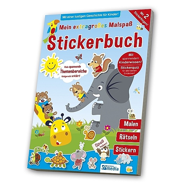 Mein extragroßes Malspaß Stickerbuch, KiTa und Kindergarten