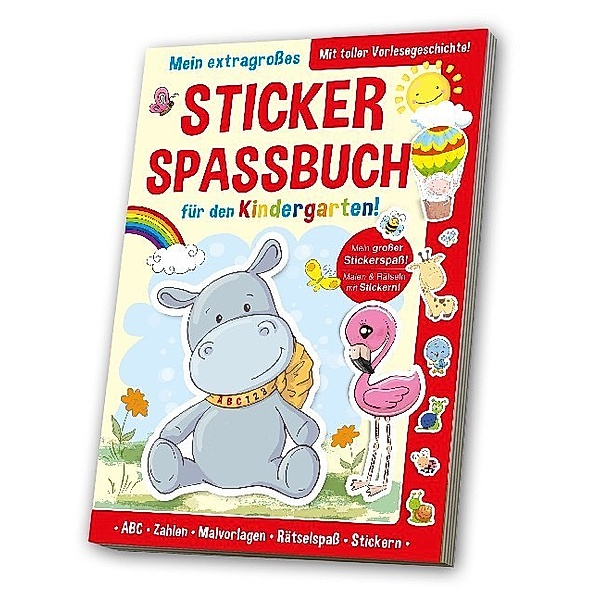 Mein extragroßes Stickerspaßbuch für den Kindergarten!