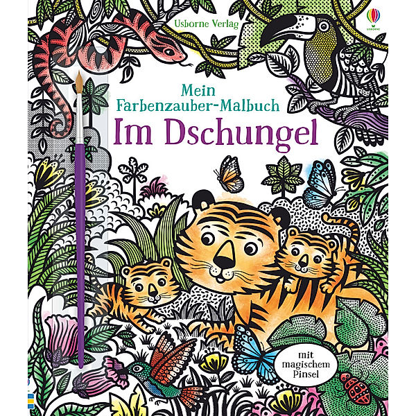 Mein Farbenzauber-Malbuch: Im Dschungel, Sam Taplin