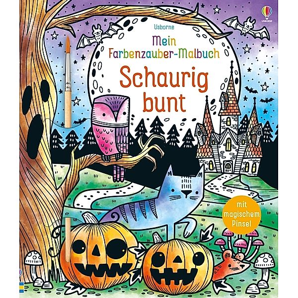 Mein Farbenzauber-Malbuch: Schaurig bunt