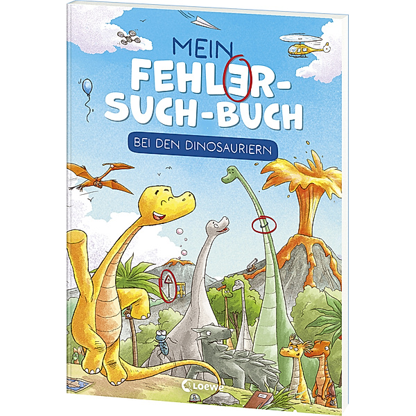 Mein Fehler-Such-Buch - Bei den Dinosauriern