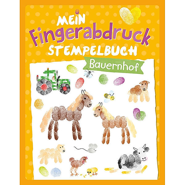 Mein Fingerabdruck-Stempelbuch - Bauernhof