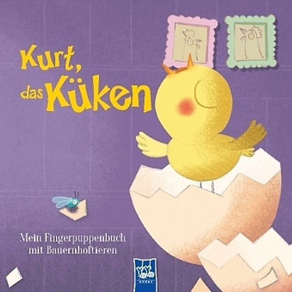 Mein Fingerpuppenbuch mit Bauernhoftieren - Kurt, das Küken