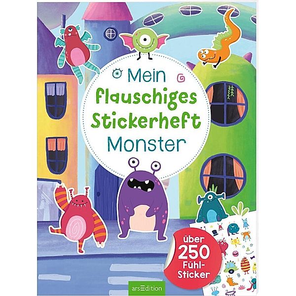 Mein flauschiges Stickerheft - Monster