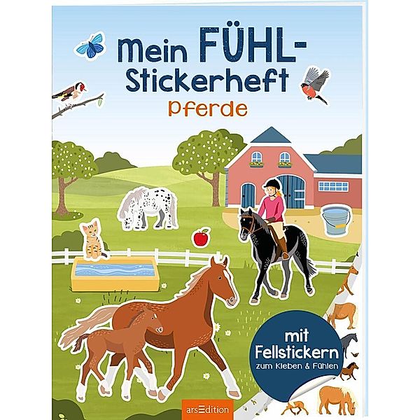 Mein Fühl-Stickerheft - Pferde