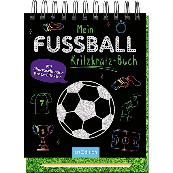 Mein Fussball-Kritzkratz-Buch