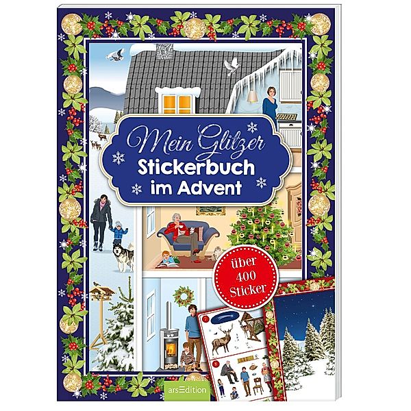 Mein Glitzerstickerbuch im Advent