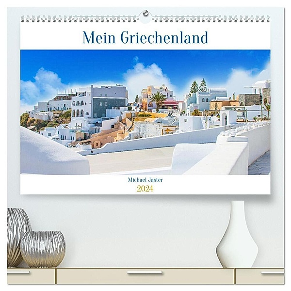 Mein Griechenland Michael Jaster (hochwertiger Premium Wandkalender 2024 DIN A2 quer), Kunstdruck in Hochglanz, Michael Jaster Fotografie