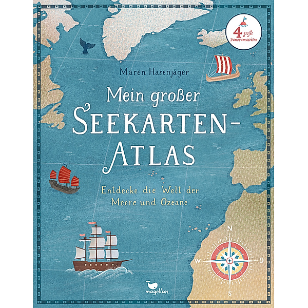 Mein großer Seekarten-Atlas - Entdecke die Welt der Meere und Ozeane, Maren Hasenjäger