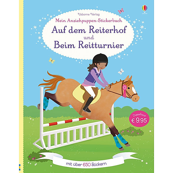 Mein grosses Anziehpuppen-Stickerbuch: Auf dem Reiterhof und Beim Reitturnier, Lucy Bowman