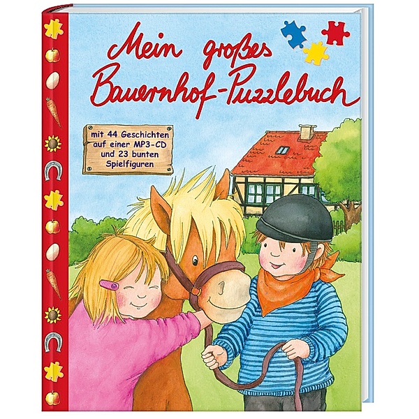Mein grosses Bauernhof-Puzzlebuch, inkl. MP3-Audio-CD