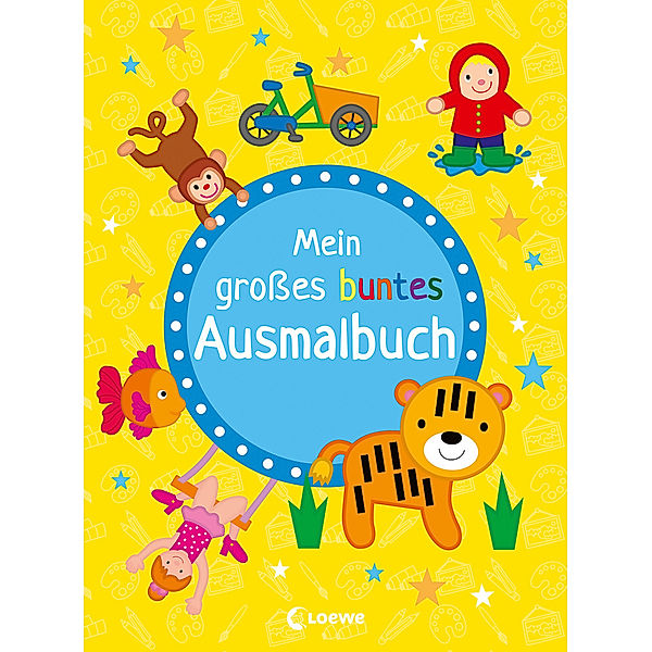 Mein großes buntes Ausmalbuch (Tiger)