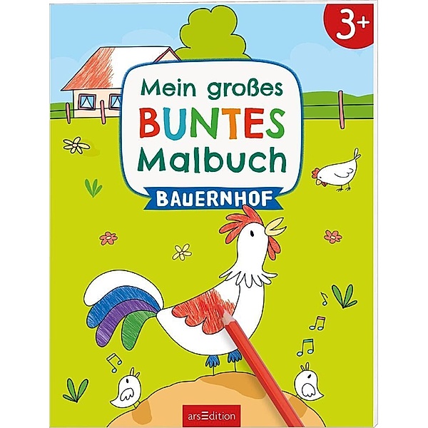 Mein grosses buntes Malbuch - Bauernhof