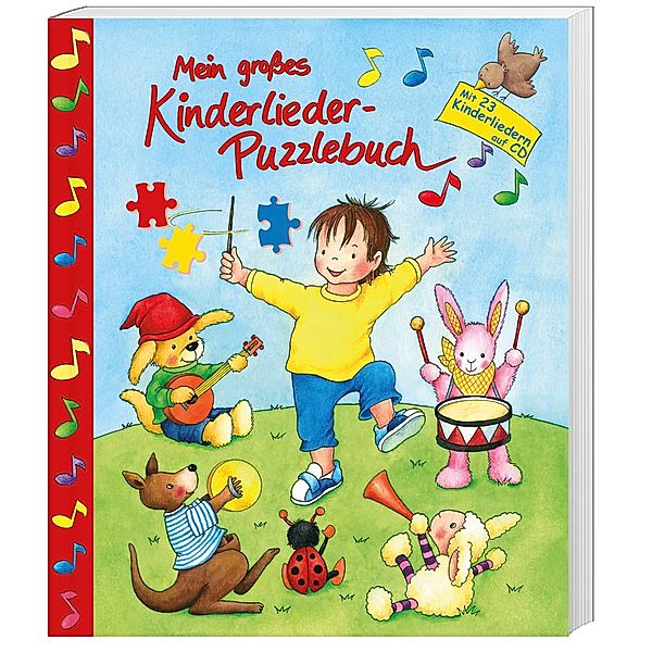 Mein großes Kinderlieder-Puzzlebuch (inkl. Audio-CD)