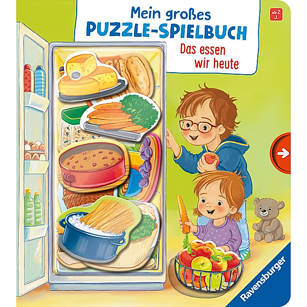 Mein großes Puzzle-Spielbuch: Das essen wir heute, Mila Rulff