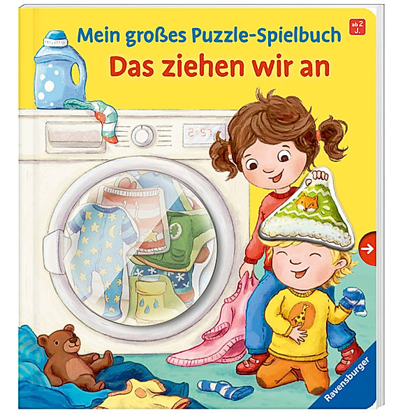 Mein grosses Puzzle-Spielbuch: Das ziehen wir an, Bookella