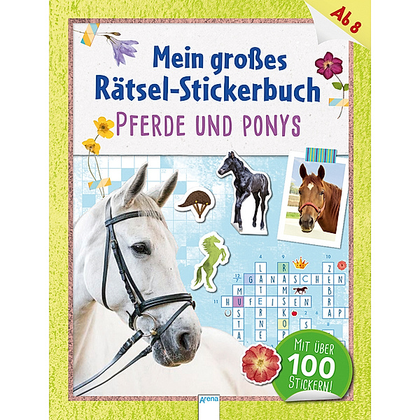 Mein großes Rätsel-Stickerbuch. Pferde und Ponys, Deike Press
