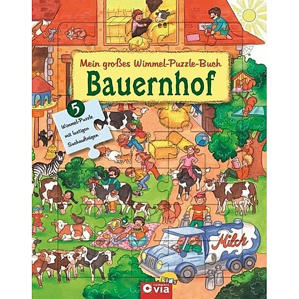 Mein grosses Wimmel-Puzzle-Buch - Bauernhof, Claudia Bichler