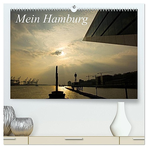 Mein Hamburg (hochwertiger Premium Wandkalender 2024 DIN A2 quer), Kunstdruck in Hochglanz, Michael Schiller