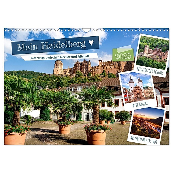 Mein Heidelberg - Unterwegs zwischen Neckar und Altstadt (Wandkalender 2025 DIN A3 quer), CALVENDO Monatskalender, Calvendo, Thorsten Assfalg Photographie
