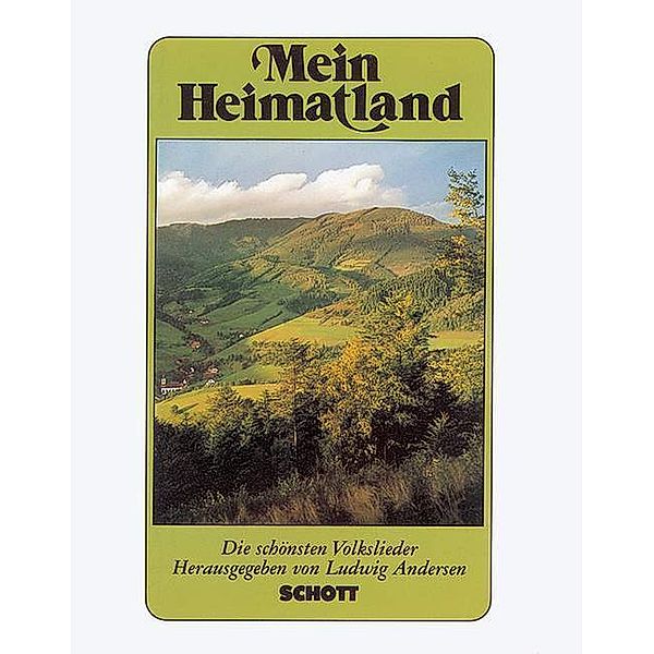 Mein Heimatland, Melodie-Ausgabe