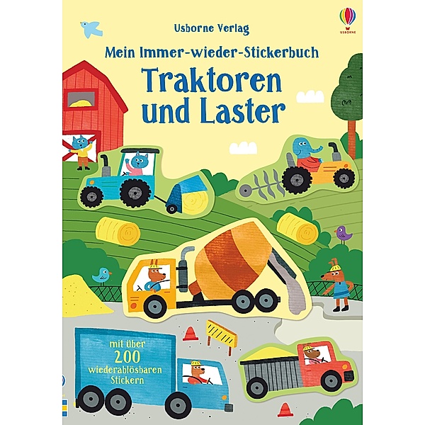 Mein Immer-wieder-Stickerbuch: Traktoren und Laster, Hannah Watson