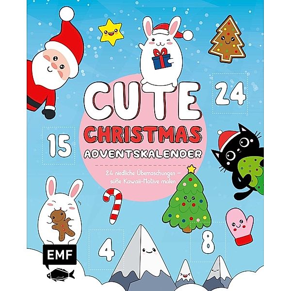 Mein Kawaii-Adventskalender-Buch: Cute Christmas