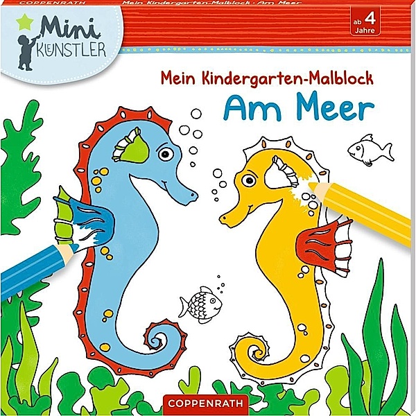 Mein Kindergarten-Malblock: Am Meer
