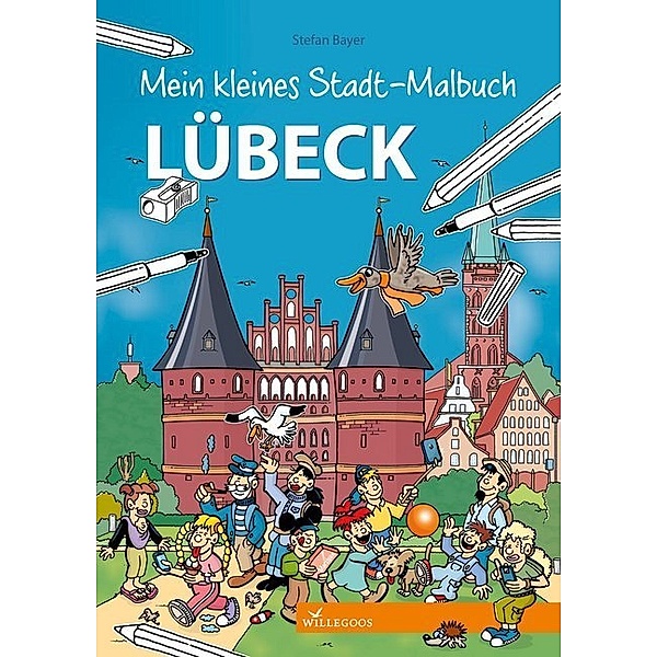 Mein kleines Stadt-Malbuch Lübeck