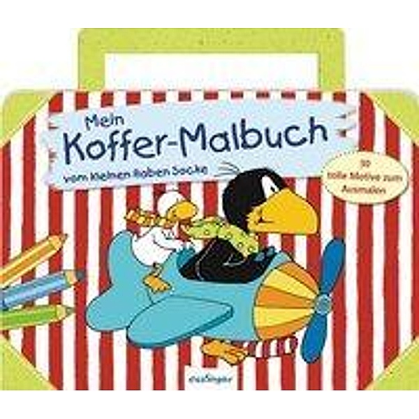 Mein Koffer-Malbuch vom kleinen Raben Socke, Annet Rudolph