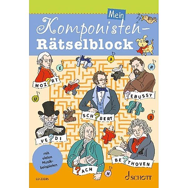 Mein Komponisten-Rätselblock, Maren Blaschke, Anna Schieren